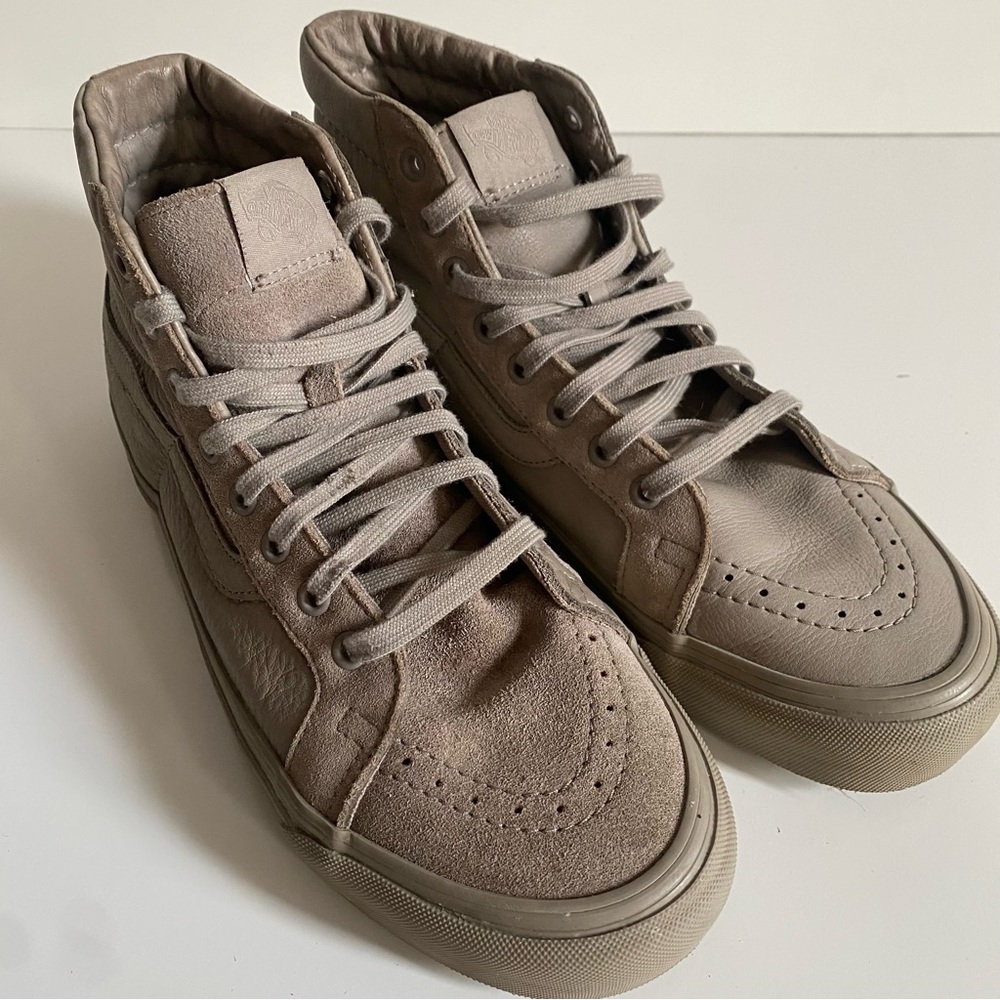 Vans x engineered garments OG SK8 Hi LX gray preowned good condition $40